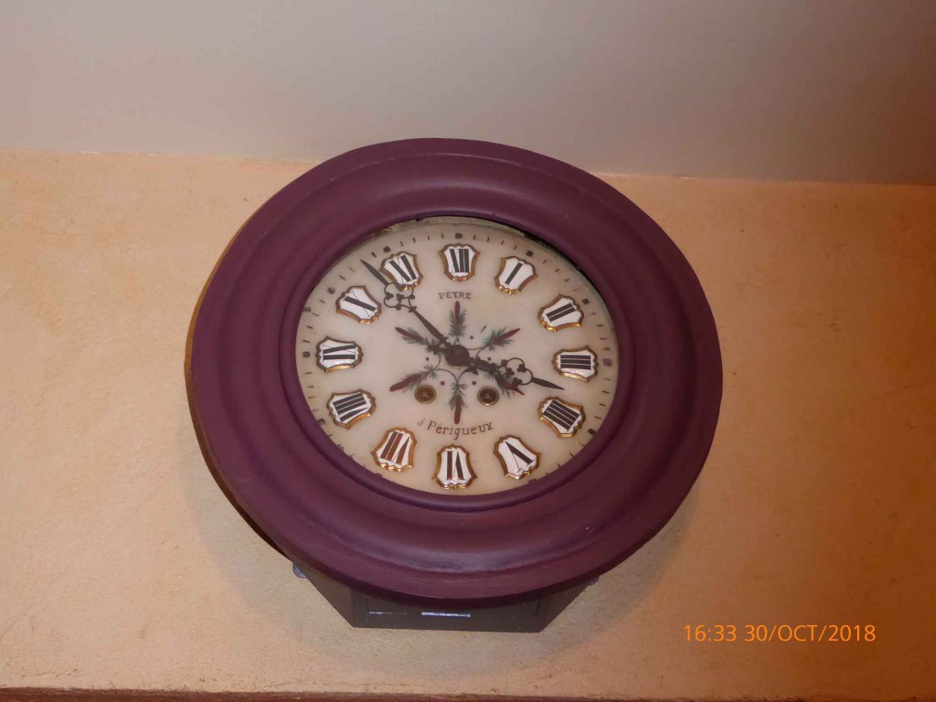 Relookage d'une vieille horloge